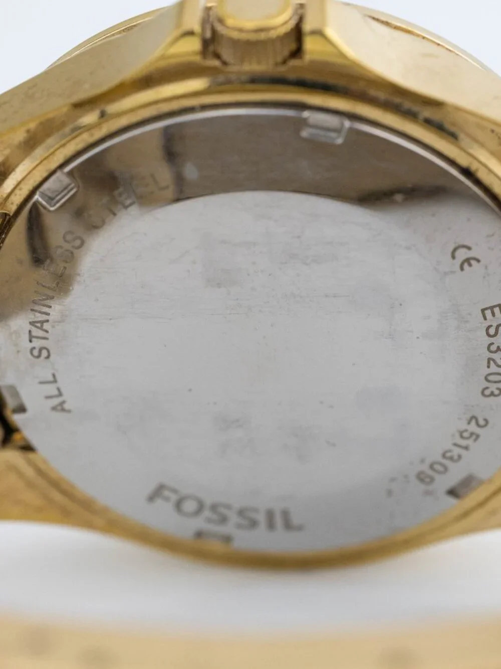Fossil Riley ES3203 Crystal Bezel Multifunction Quartz Women's Watch New Battery